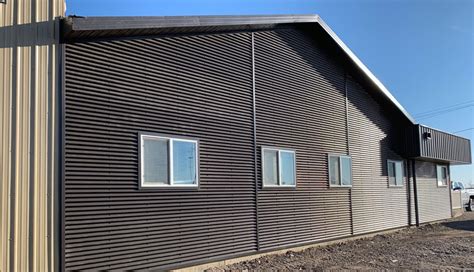 metal building access box through siding|corrugated metal siding.